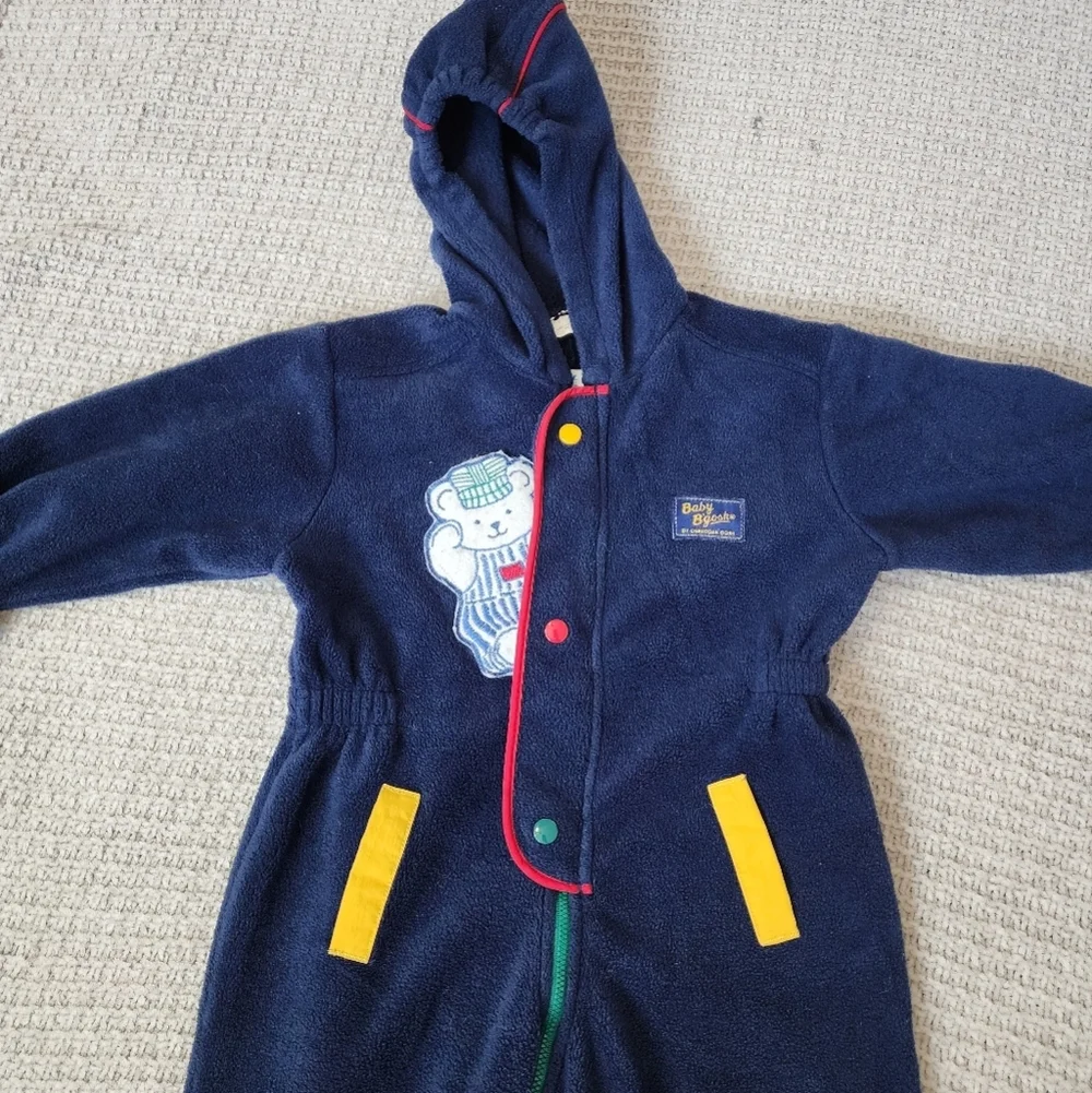 Oshkosh Bgosh Fleece Snow Suit With Gloves Size 18 Months